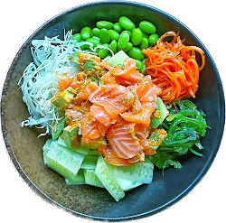Spicy lax Bowl 159kr