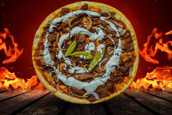 Kebab Pizza  - S