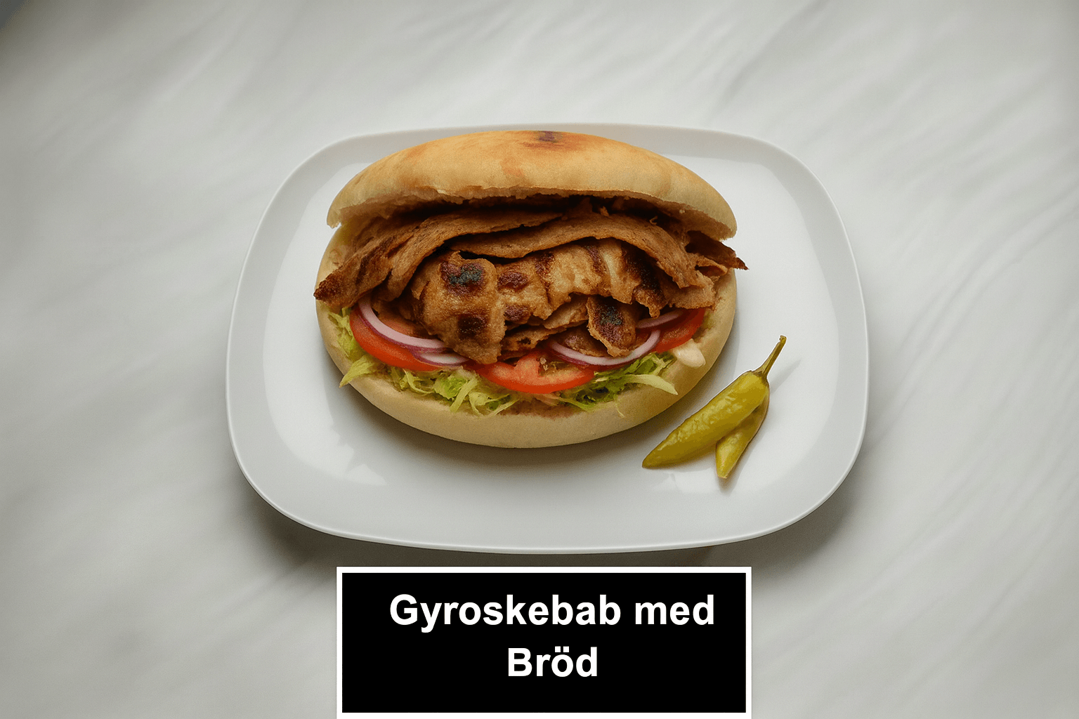 Gyroskebab med Bröd