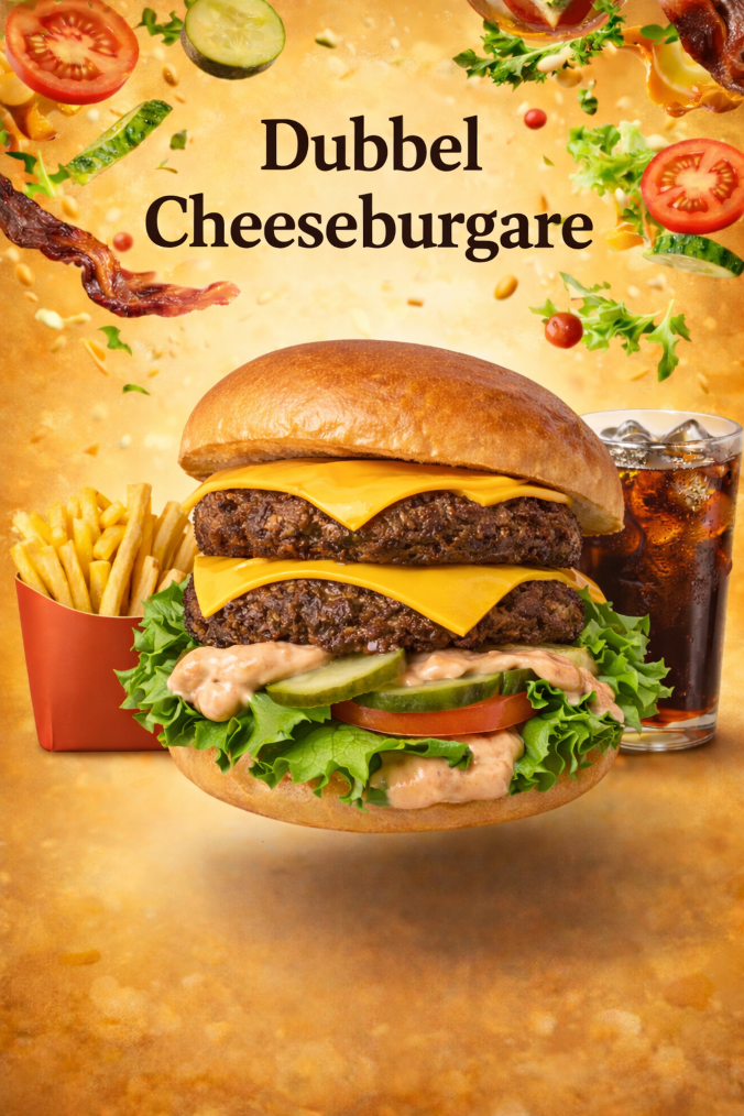 Dubbel CHEESEBURGARE