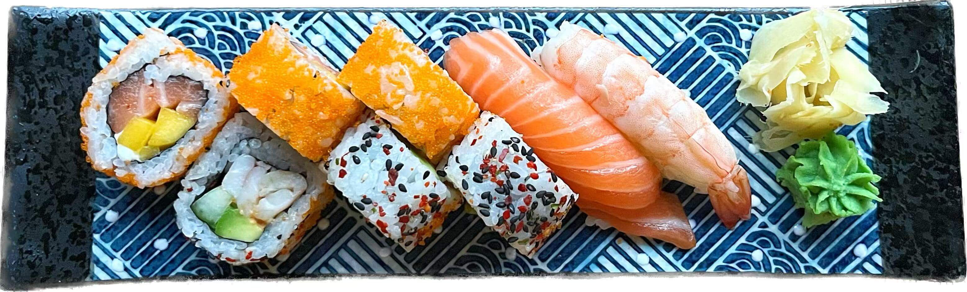 8 bitar sushi 99kr