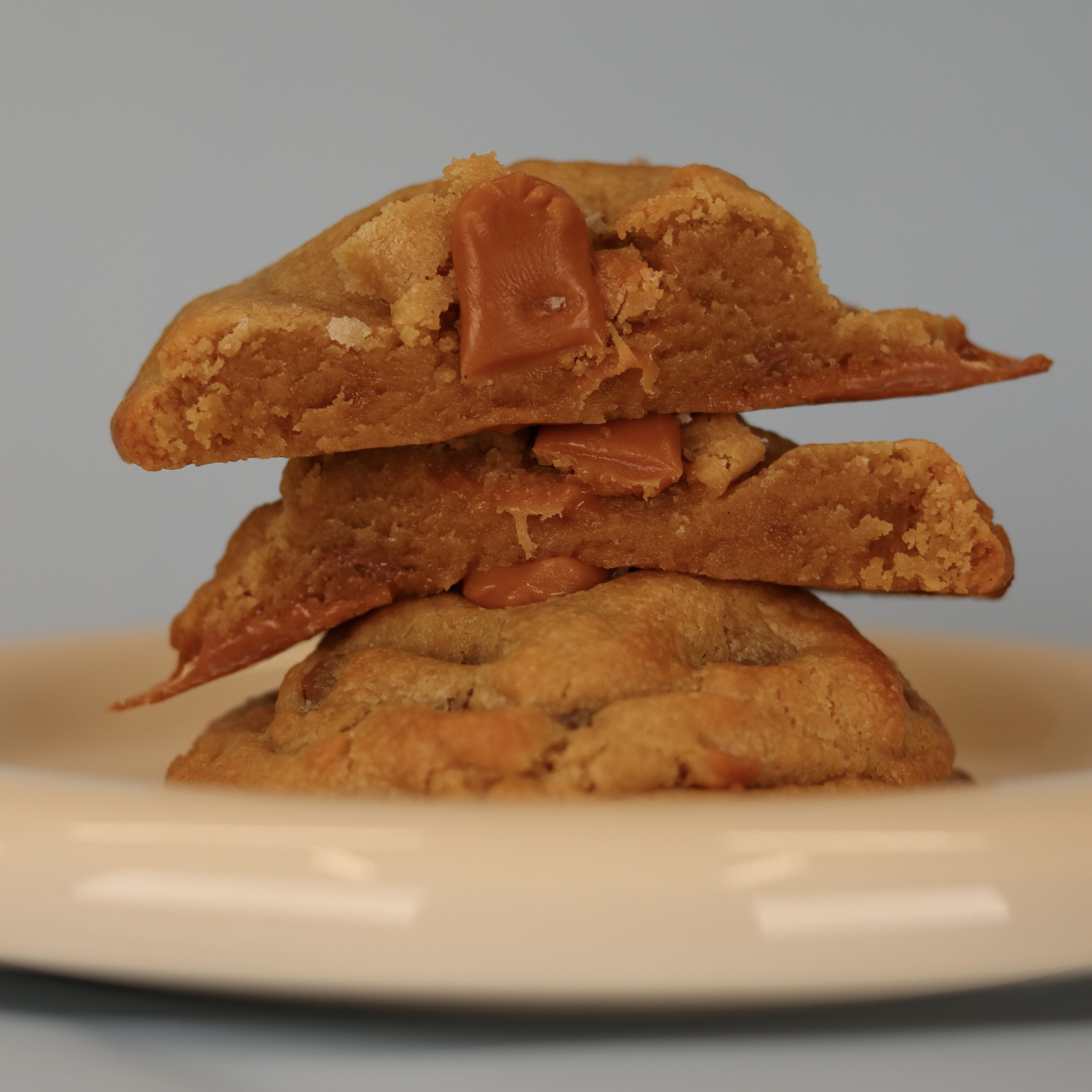 Salted caramel cookie