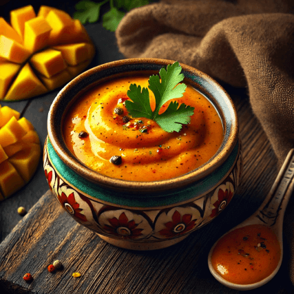 Mango curry sås