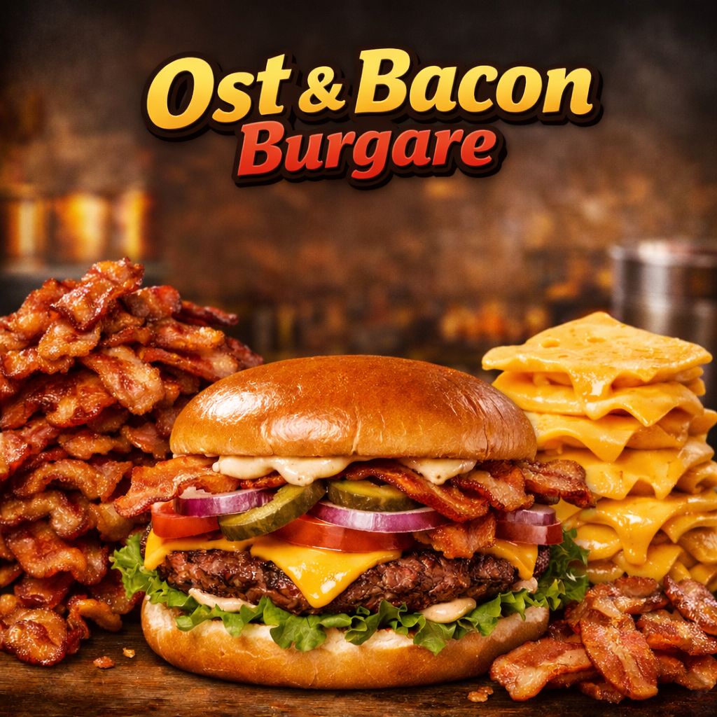 Ost & Bacon Burger