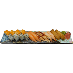 16 bitar sushi