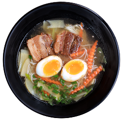 51. Ramen med Risnudlar soppa Veg