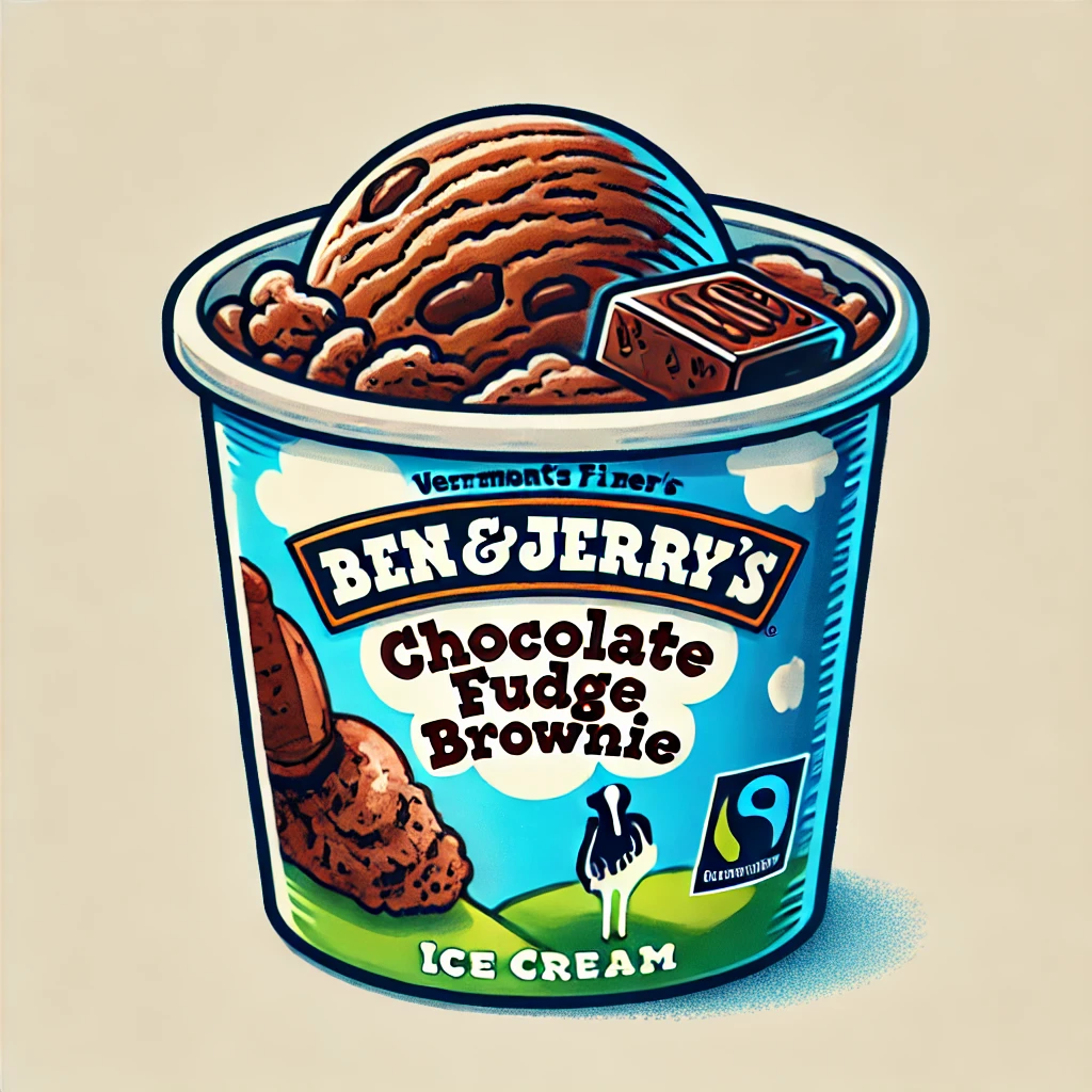 Ben & Jerry's Choclate Fudge brownie