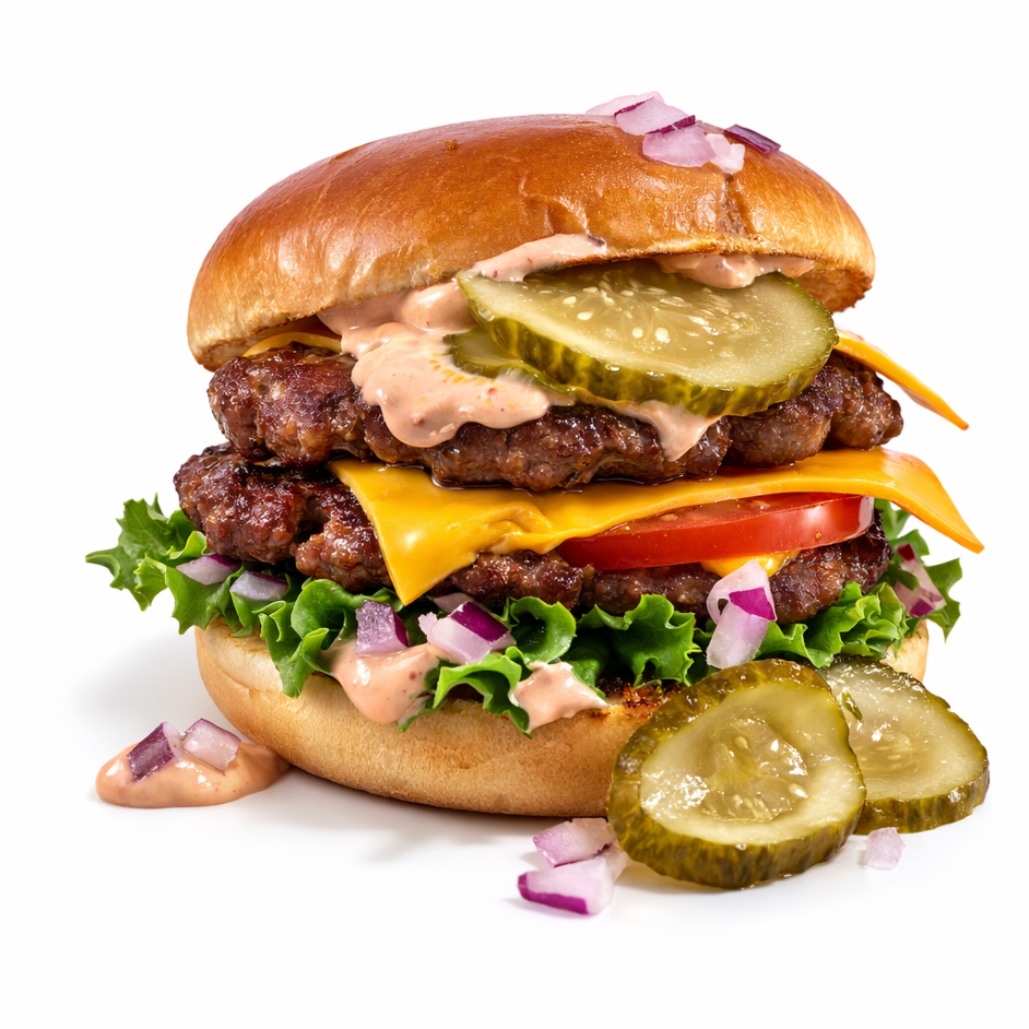 DUBBEL CHEESEBURGARE