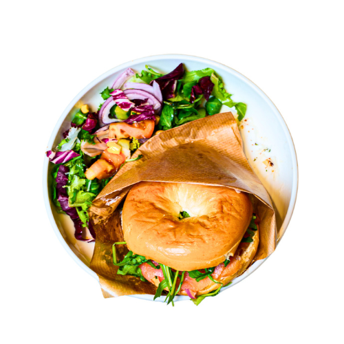 Creamy Salmon Bagel