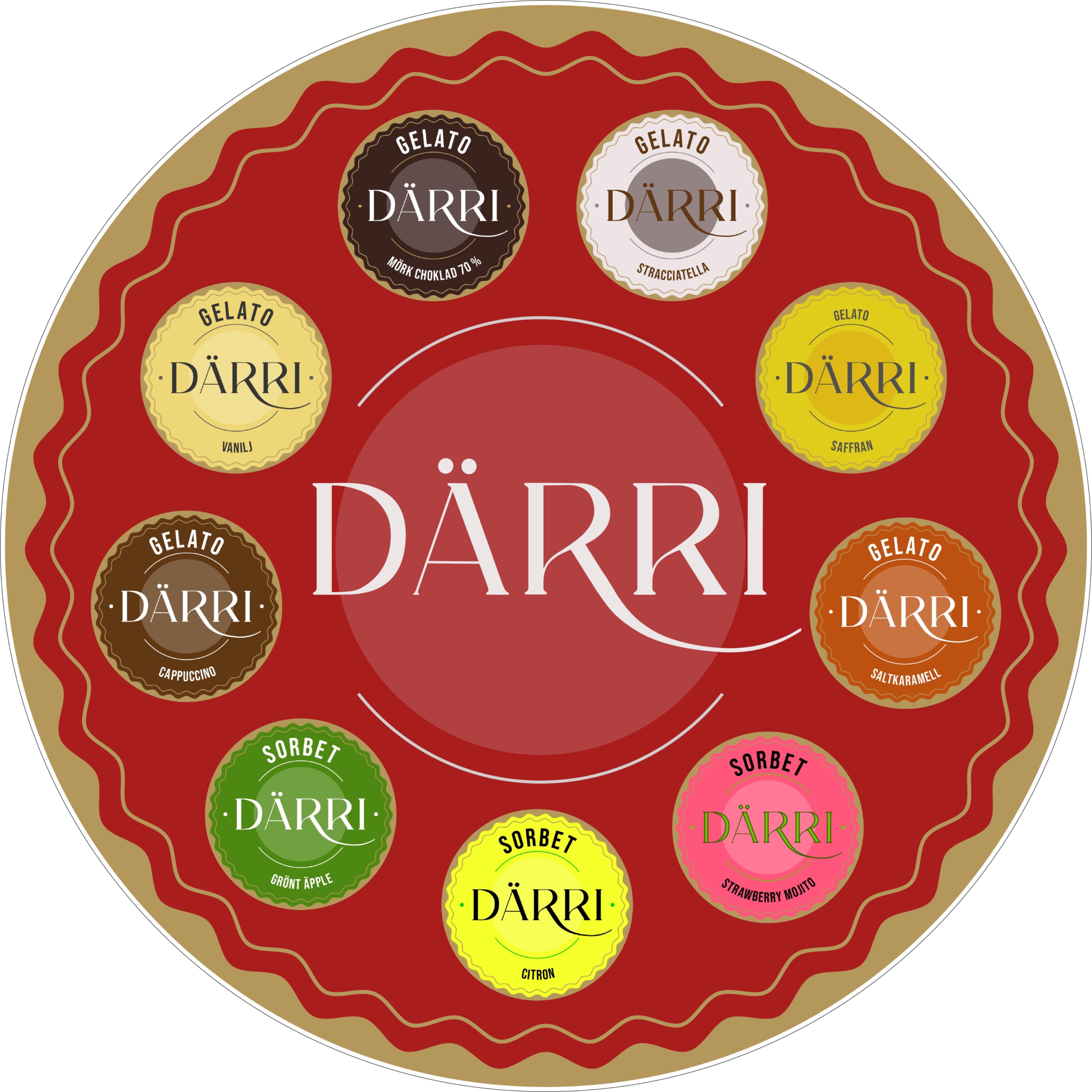 DÄRRI GELATO / SORBET TAKE AWAY