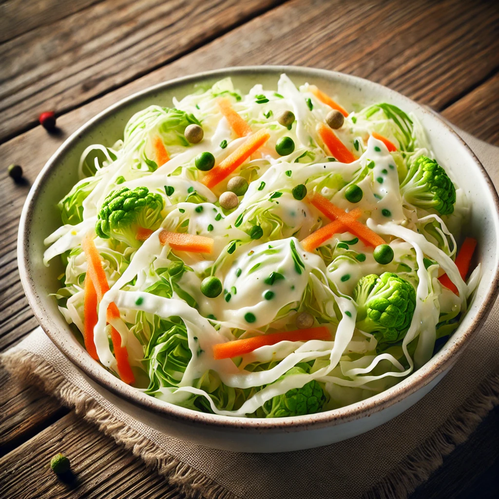 Vegetarisk sallad med chilimajo