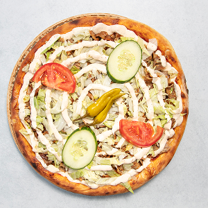 23. Kebab Pizza (Standard) 160kr