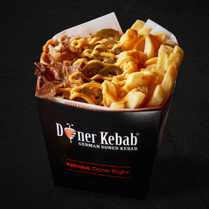 Döner Box Chips & Cheese & drink