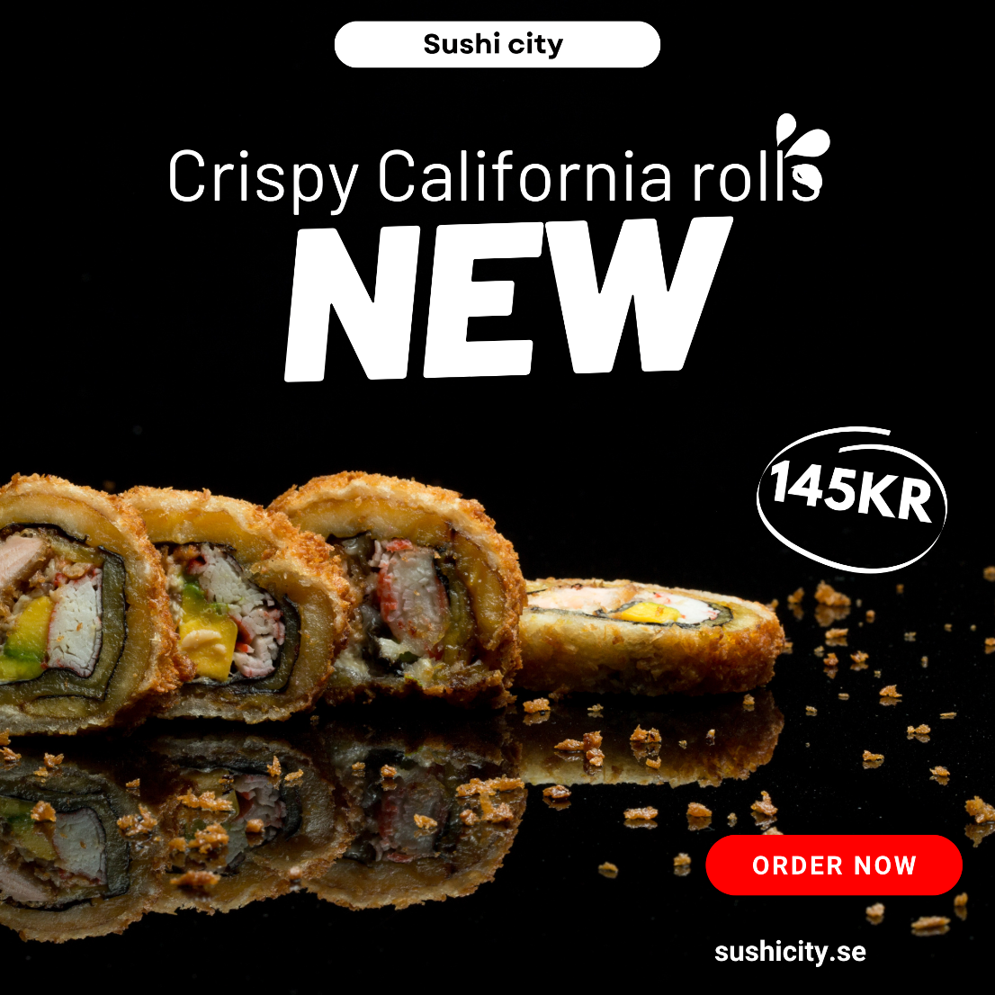 CRISPY CALIFORNIA ROLLS