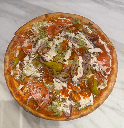 Kyckling Gyros Pizza