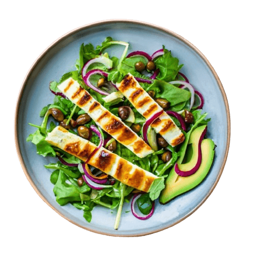 Halloumi sallad