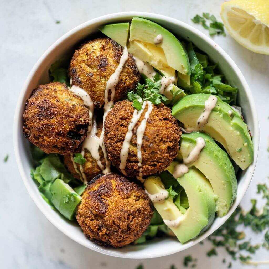 Falafel, Avocado