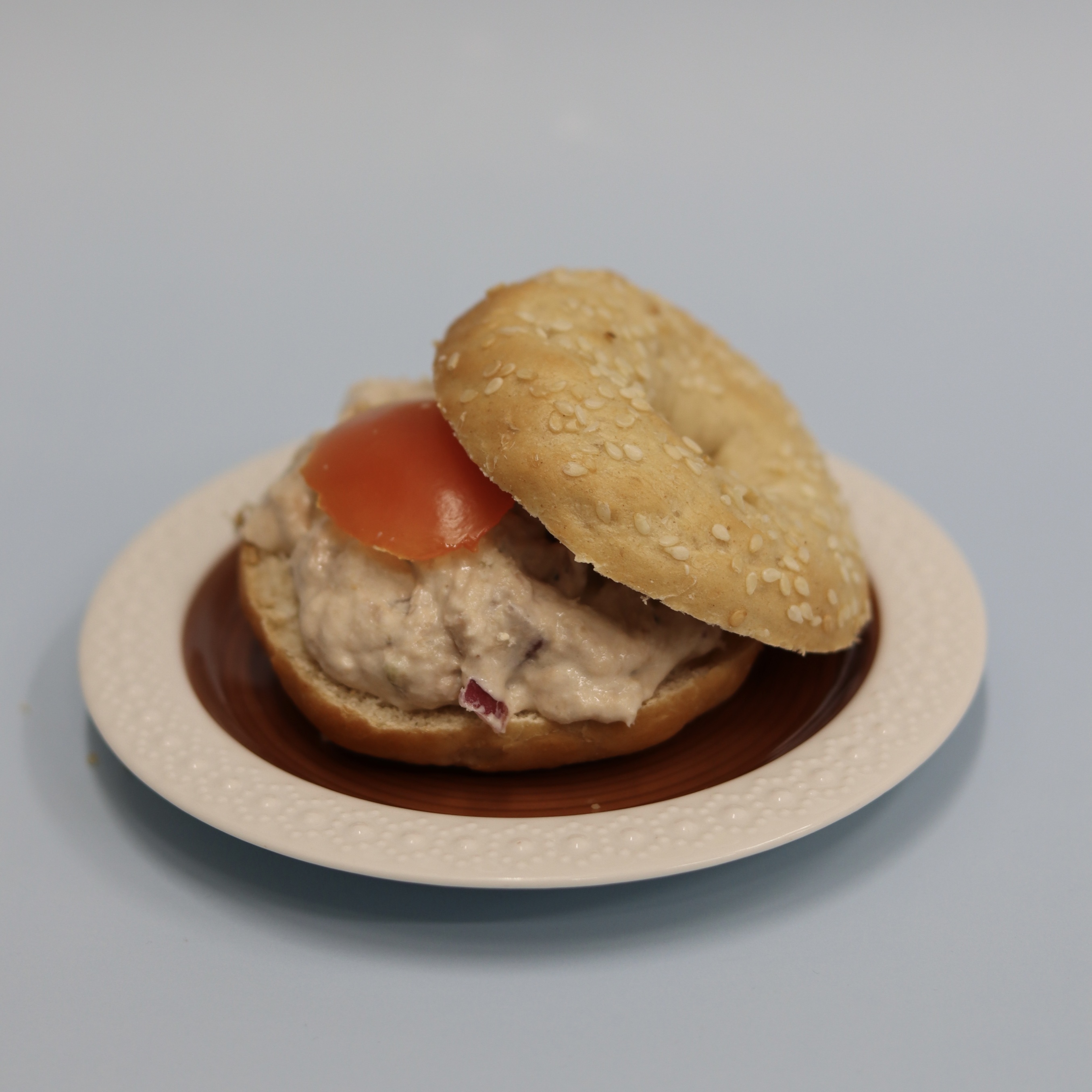 Mini Tuna Bagel 