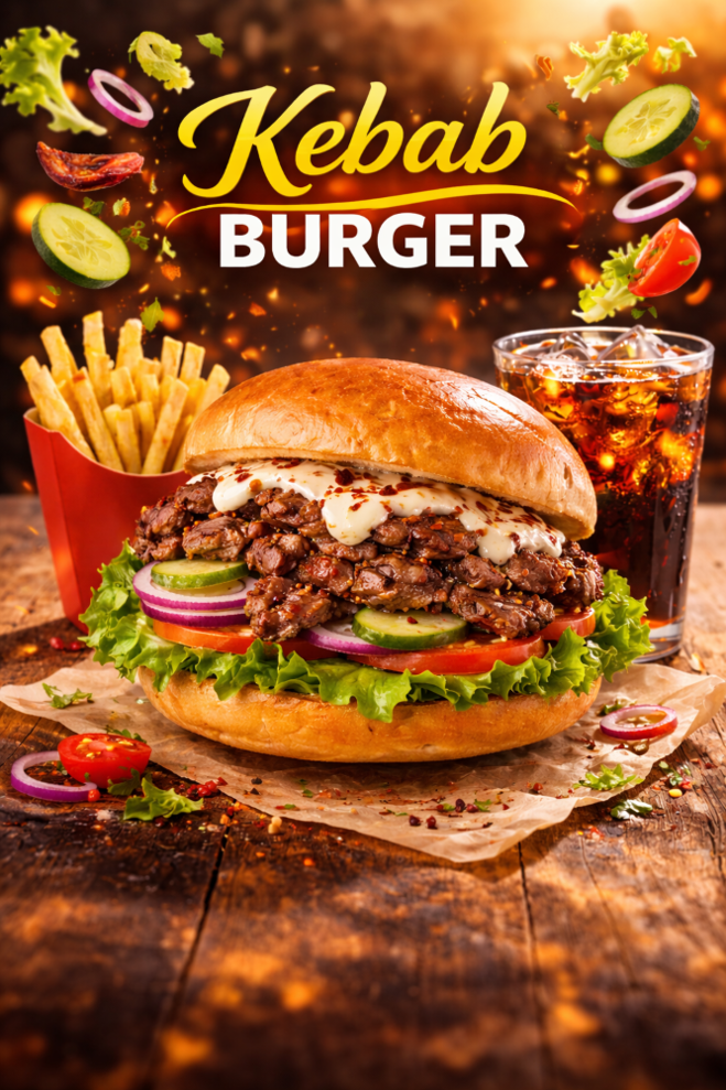 Kebab Burger 120g
