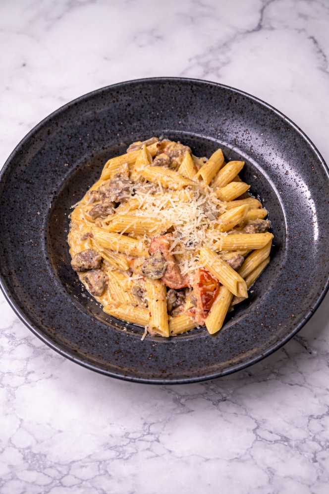 RIGATONI CON CARNE