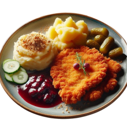 Schnitzeltallrik