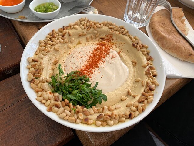 Hummus Bowl med Biff Shawarma