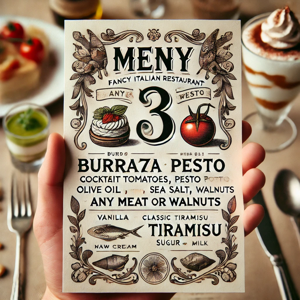 MENU 3