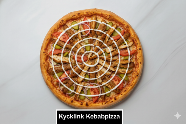 Kyckling Kebabpizza