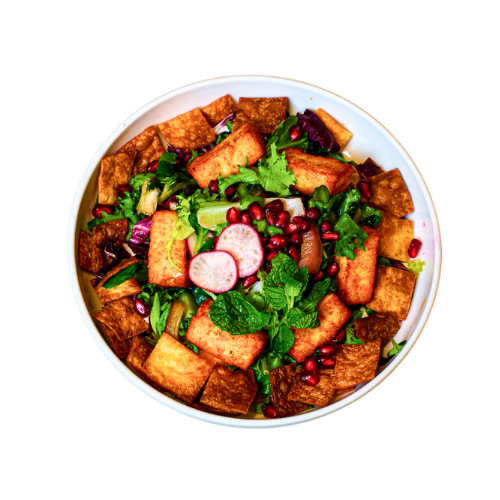 Halloumi-Fattoush Salad