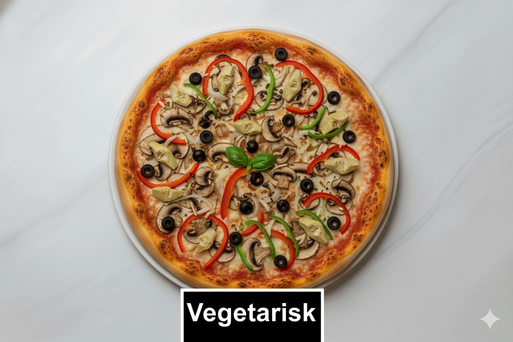 Panpizza - Vegetarisk