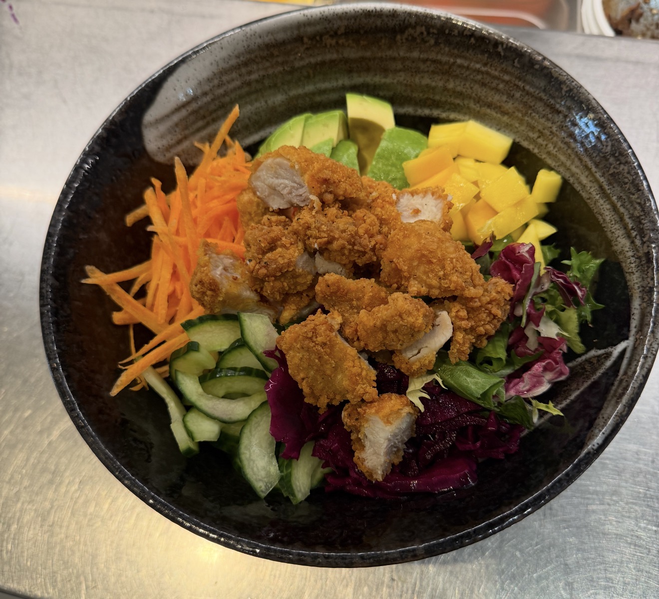 Poke Bowl Friterad kyckling