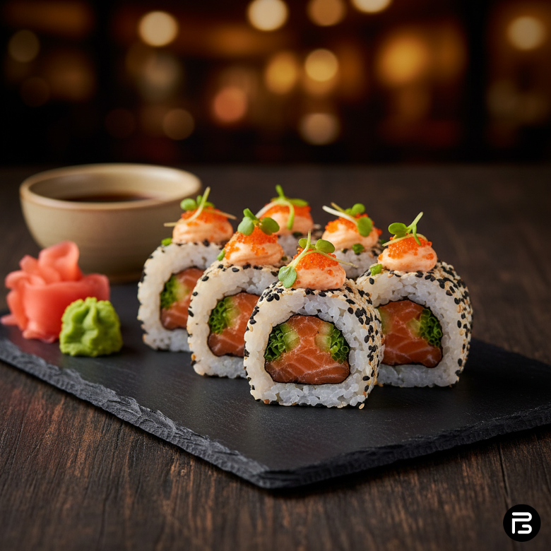Spicy Salmon Rolls