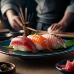 8 nigiri mix