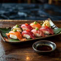 NIGIRI 8 bitar lax&tonfisk